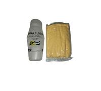 Enna Panno in Pelle Sintetica Giallo con Custodia per Auto 66x43cm