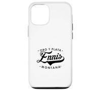 Ennis Montana Oro Y Plata State Motto per uomo donna. Custodia per iPhone 12/12 Pro