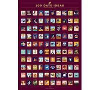 Enno Vatti Poster con 100 date gratta e vinci - Idee per appuntamenti romantici per coppie e cose carine da fare insieme - Ideale per anniversari, San Valentino, appuntamenti e attività di coppia