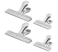 Ennoxwi 4 Cucchielette in Acciaio Inossidabile per Sacchetti (12cm, 7cm) Adatte per Caffè Pane per Casa Cucina Scuola e Ufficio