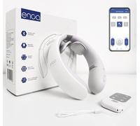 ENOA Massaggiatore Cervicale M5 - Massaggiatore Intelligente per Collo con Telecomando, 6 Modalità, 18 Intensità, Riscaldamento a 3 Livelli, Wireless, Ricaricabile, APP Gratuita