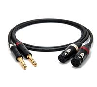 enoaudio Mogami 2534 Quad Cavo Coppia (L,R) professionale bilanciato | Neutrik Gold 6,3 mm TRS - XLR femmina | HiFi - 7,0 m