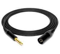 enoaudio Mogami 2534 Quad Cavo professionale studio bilanciato | Neutrik Gold 6,3mm TRS - XLR maschio | HiFi - 0,5 m