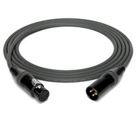 enoaudio Mogami 2534 Quad Professionel Studio Cavo Microfono Simmetrico | Neutrik Gold XLR Female - XLR maschio | HiFi, Grigio, 0,5 m