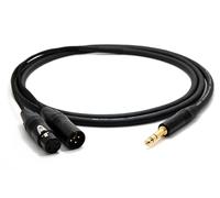 enoaudio Mogami 2930 Cavo Insert professionale | Neutrik Gold 6,3mm TRS - XLR (IN,OUT) | HiFi - 1,5 m