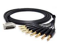 enoaudio Mogami 2932 8ch Multicore Cavo analogico studio Breakout | D-Sub 25 - Neutrik Gold 6,3mm TRS | HiFi - 0,5 m