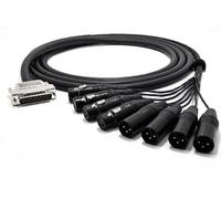 enoaudio Mogami 3162 Digital 8 Multicore Cavo AES/EBU 110 Ohm studio Breakout | Gold D-Sub 25 - Neutrik XLR | HiFi - Per la piedinatura Tascam Pinout, 0,5 m