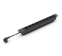 Enoc System 54575 EPU 09 - 3 m - 9 AC outlet(s) - Indoor - Plastic - Black - 16
