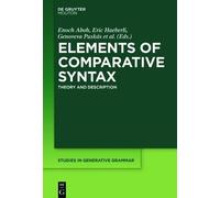 Enoch Aboh Elements of Comparative Syntax (Copertina rigida)