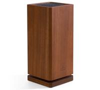 ENOKING Porta Coltelli Cucina, Portacoltelli da Cucina Magnetico, Ceppo Coltelli Vuoto Girevole a 360°, Porta Coltelli in Legno di Acacia, Ceppo Coltelli da Cucina Vuoto con Setole Rimovibili