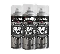 ENOLITE Detergente spray per freni, 400 ml, detergente per freni resistente, pulisce i freni senza smontaggio, riduce il rumore dei freni e migliora le prestazioni dei freni (confezione da 3)