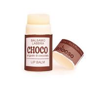 Enooso - Balsamo Labbra Idratante a lunga durata CIOCCOLATO - Lipbalm con Vitamina E per pelli Secche e Screpolate - Lip balm Naturale Riparatore - 100% Vegan e Plastic Free - 10ml