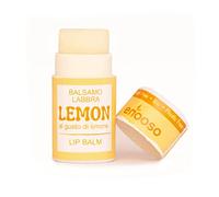 Enooso - Balsamo Labbra Idratante a lunga durata LIMONE - Lipbalm con Vitamina E per pelli Secche e Screpolate - Lip balm Naturale Riparatore - 100% Vegan e Plastic Free - 10ml
