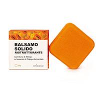 Enooso - Balsamo Solido Ristrutturante per capelli Secchi e Sfibrati | Mango e Papaya fermentata | Maschera per impacchi Naturale 100% Vegano, Artigianale - Made in Italy