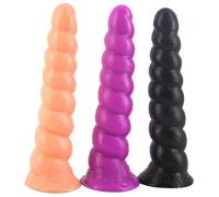 ENORME Dildo a sfere plug anale sex toy a ventosa silicone corno SESSO ESTREMO