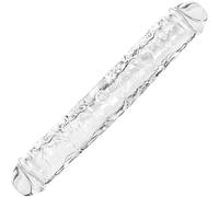 Enorme fallo a doppia testa da 50 x 4,8 cm,fallo anale lungo realistico,doppio fallo ispessito extra large, fallo extra lungo XXL trasparente a doppia faccia,pene in TPE,adatto a donne/uomini/lesbiche