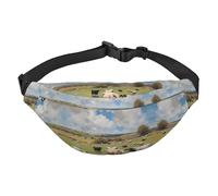 Enorme Farm - Marsupio a tracolla grande, alla moda, da viaggio, casual, per ragazzi, adatto per sport, corsa, ciclismo, viaggi, pesca