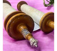 ENORME Judaica Beautiful Sefer Big Torah Scroll Bibbia ebraica ebraica 61...