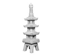 Enorme massiccia pagoda giapponese Lanterna di pietra Oki Gata getto pietra frostfest