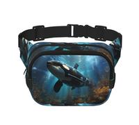 Enorme orche assassine modello trendy alla moda marsupio unisex viaggio sport messenger bag