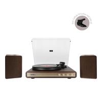 Enova HIFI VELA VP2 - Giradischi vinile, Bluetooth, Manuale, Preamplificatore integrato, MM, Trasmissione a cinghia, 33 giri, 45 giri, Celle incluse