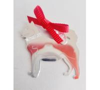 ENPA UNOAERRE MEDAGLIETTA ARGENTO 925 CANE SIBERIAN HUSKY INCISIONE NOME COLLARE