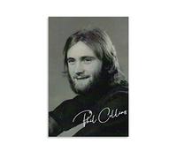 ENQIAOZHANG Quadro Su Tela 60x90cm Phil Collins Canvas Wall Art Soggiorno Poster Camera da letto Decor Pittura Senza Cornice