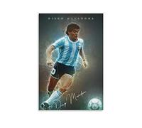 ENQIAOZHANG Stampe Quadri 60x90cm Diego Maradonas Poster Canvas Wall Art Room Pictures for Bedroom Gifts Decor Senza Cornice