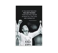 ENQIAOZHANG Stampe su tela di pittura di opere d'arte 30x50cm Cristiano Ronaldo26 Poster Soggiorno Camera da letto Pittura Opera d'arte Senza Cornice