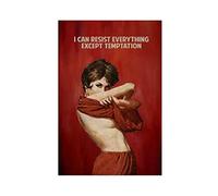 ENQIAOZHANG Stampe su tela di pittura di opere d'arte 30x50cm I fratelli Connor Posso resistere a tutto tranne la tentazione Poster e Wall Art Modern Family camera da letto Decor Senza Cornice