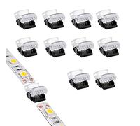 ENQIMAOYI 10pcs 6 pin RGB CW LED Strip Connettore Striscia LED a Striscia Connessione Utilizzare Terminali per Interni Non Impermeabile 12 MM RGB+CCT LED Srip