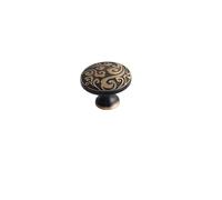 ENRHQENK Mobili in metallo con foro singolo, semplice in ottone nero, armadio, porta, cassetto, decorazione della casa, maniglia, accessori for mobili(1028 Single hole black brass)
