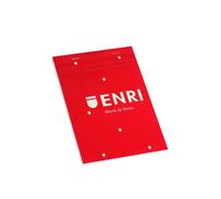 Enri 100102763 - Pack of 5 Paperback Stapled Notepads A5