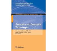 Enrico Borgogno-Mondino Paola Zamp Geomatics and Geospatial Technol (Tascabile)