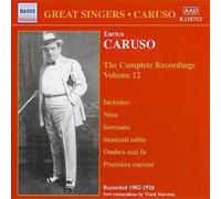Enrico Caruso Complete Recordings Volume 12 (CD) Album