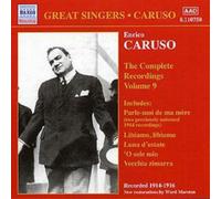 Enrico Caruso The Complete Recordings Vol. 9 (CD) Album