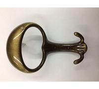 ENRICO CASIRAGHI SPA APPENDIABITO Porta Abito Gancio da Parete per Abiti 107 Bronzo cm 14 Completo di Viti di Fissaggio