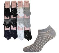 Enrico Coveri 12 Paia calze corte Donna cotone elastico papaya 268-2ass