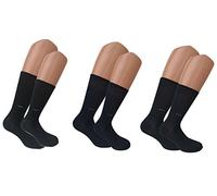 Enrico Coveri 3/6 paia calze corte Cotone Mercerizzato tinta unita assortito (6 paia 2 nero-2 blu-2 grigio)