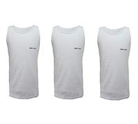 Enrico Coveri 3 Canotte Bimbo/Ragazzo Spalla Larga Cotone bielastico Art. ET4002 (Bianco, 5/6 Anni)