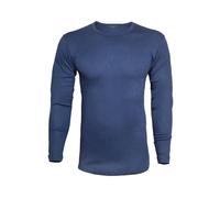 Enrico Coveri 3 Maglie Uomo ET1204 Manica Lunga in Cotone Interlock 4/M Blu