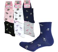 Enrico Coveri 6 calze corte Bimba calza Ragazza cotone mercerizzato pretty 271 (IT, Numero, 27, 33, Regular, Multicolore)