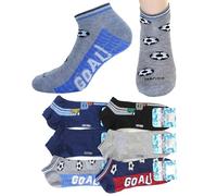 Enrico Coveri 6 Pari scarpa Bimbo calzino corto sneaker Ragazzo cotone mercerizzato BS (IT, Numero, 21, 26, Regular, Multicolore)