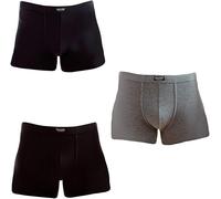 Enrico Coveri 18 Pezzi Boxer Uomo in Cotone Bielastico EB1002, Assortito(Blu,Grigio Antracite e Nero), 6/XL