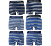 Enrico Coveri 6 Pezzi Boxer Uomo Mutanda Intimo Elasticizzato Varie Fantasie (IT, Testo, XL, Regular, Regular, EB1220)