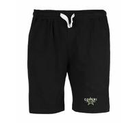 Enrico Coveri Bermuda Uomo Cotone - Pantaloncino Uomo Sportivo - Pantalone Tuta Corto (1 Pezzo V1 Black, L)