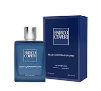 Enrico Coveri - Blue Contemporary After Shave Lotion 100ml | Natural Spray | Dopobarba Uomo Che Rinfresca E Lenisce La Pelle Del Viso Dopo La Rasatura | After Shave Uomo - Vaporisateur