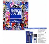 ENRICO COVERI BLUE CONTEMPORARY SHOWER GEL 300ML + DEODORANT SPRAY 150ML