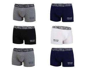 Enrico Coveri Boxer Cotone Elasticizzato (6pz)