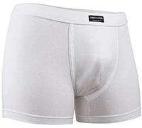 Enrico Coveri Boxer Uomo Cotone Elasticizzato con Fascia Morbida in Vita - pratici con Massima comodità - 3 Pezzi (IT, Testo, XL, Regular, Regular, Bianchi)